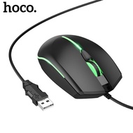 Chuột chơi game HOCO GM37 Chuột có dây LED phát sáng chuột có dây USB 2400 DPI Chuột thiết kế Ergono