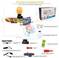 Mainan Anak-anak ELECTRIC Water Gel Blaster Gun Olahraga Aman - M1911
