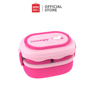 MINISO Container Bento Box (Barbie Food Storage 3 pcs Double Layered Bento Box / We Bare Bears Double Layered Bento Box Ice Bear Panda Grizz/ Snoopy Double Layered Bento Box)