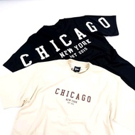 MERAH Chicago Distro T-shirt AllLength Size 6XL 5XL 4XL 3XL 2XL XL LMS Cool Korean Style T-shirt Gio