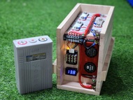 แบตลิเธียม 12v 100ah CALB (พร้อมลังไม้พร้อมใช้) BMS DALY 100A แบตเตอรี่ LiFePo4 3.2v 100ah ใส่ Activ