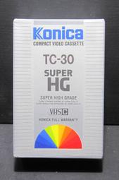 Konica TC-30 SUPER HG  VHSC空白錄影帶