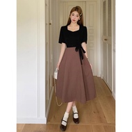 summer brown dress for woman church dress wedding gown dress formal elegant party birthday