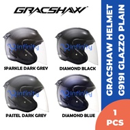 GRACSHAW G919i Glazzo Mono Plain Helmet G919i Helmet/ Similar Arc Ritz Helmet Aces R2 (Sirim)