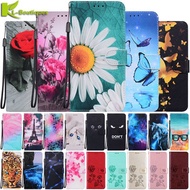 Samsung A7 2018 Case Printed Leather Flip Cover for Samsung Galaxy A7 A6 A8 J4 J6 Plus J8 2018 Case