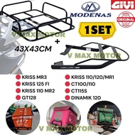 GIVI Rack + Bag Rack Motorcycle Delivery Rack 1 Set For MODENAS KRISS MR3/KRISS 125FI/KRISS 100/110/