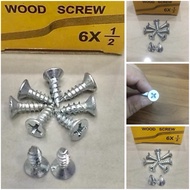 ELT-FIT wood screws 1/2 x 6 worm bolts 3 inch 1/ 2 x 6 - 0.5 u inch