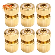 6Pcs Water Tap Hose Adaptor 1/2 Inch Pipe Connector Fitting Set Quick-Release Garden Hose Coupling Systems for Watering