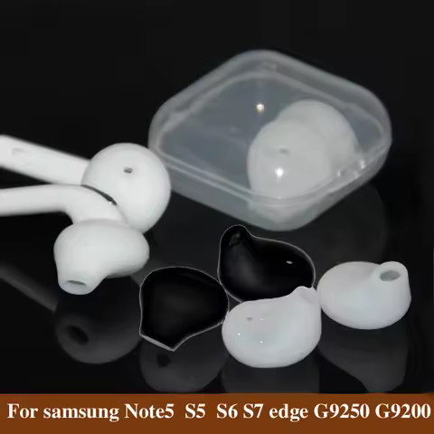 10pcs/lot Silicone Earphone Case Earpads Ear Caps For Samsung S6 S7 edge G9250 G92000 Gel Ear In-Ear