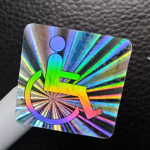 Free Design &Color Changing ! custom 3D silver holographic sticker warranty seals hologram label