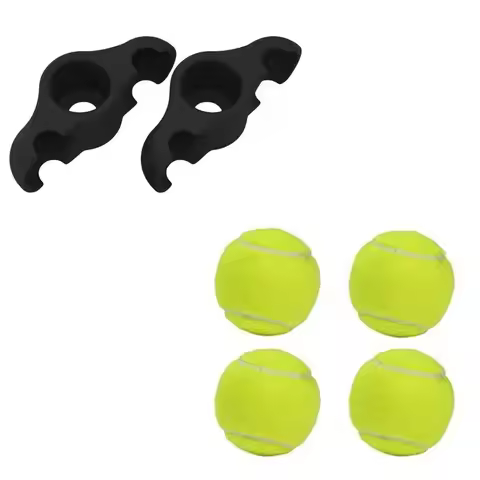 Tennis Ball Bike Trainer Feet Pads Shock Absorbing Adjustable Indooor Cycling Snap Rocker Stable for