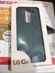 LG G4 手機殼 真皮 藍色 全新