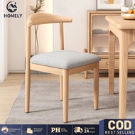 Horn chair Accent chair Dining Chair Stool Arm chair backrest chair Steel Chair Wooden Textur