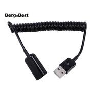 bergSpiral Coiled USB A male to A female adapter adaptor Cable 1M 3FT