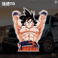 [Dragon Ball] Dragon Ball Wukong Peripheral Cartoon Car Motorcycle Electric Chassis Scratch Self-Adh
