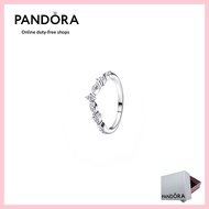 [Duty Free] PANDORA 100% AuthenticS925 Sterling Silver Jewelry ring[192390C01]Pandora Timeless Wish 