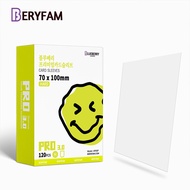 120pcs BERYFAM Card Sleeves 70x100mm card protector HD Clear Card Film Yugioh Blueberry Series