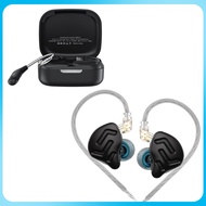 Uareliffe KZ ZNA Dynamic Earphone Add KZ AZ09 Bluetooth Earhook 12mm Dynamic Unit Earbud Noise Reduc