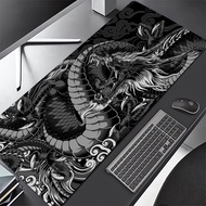 Japane Art Dragon Mousepad Company Deskmat 90x40 Pc Gamer Washable Mouse Pad Anti-Slip Lockedge Gami