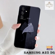 Latest Samsung Galaxy A25 5G Case - Rajacase - Samsung A25 5G casing - BLACK AND WHITE case Motif - 