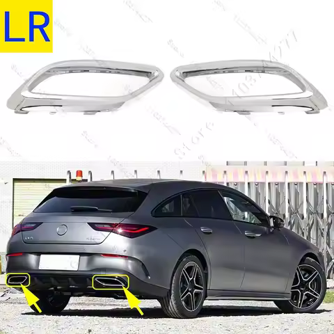 Trims Exhaust Tip Cover Trims 1184920100 1184920200 For 2019-2025 C118 Mercedes Benz CLA180 CLA200 C
