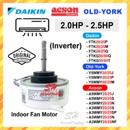 DAIKIN OLD-YORK ACSON INDOOR FAN MOTOR 1.0hp 1.5hp 2.0hp 2.5hp FTK-P FTKG-Q FTK-Q FTKG-T A3WMY-N A3W