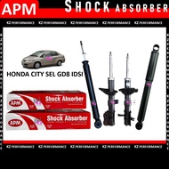 SET [100%] APM SHOCK ABSORBER FRONT ABSORBER / HONDA CITY SEL GD8  IDSI [2003-2007]