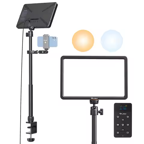 Ulanzi VIJIM K20 pro Desktop Led Panel Lights Photography Studio Lamp Fill light With Super Clamp Ex