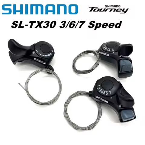 SHIMANO Tourney SL TX30 Bicycle Shift Lever 6/7s 18/21 Speed tx30 shifters Inner gear cable included