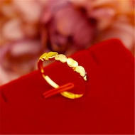 Gold ring Content 375% of women. Love Rings. Open tail ring. Gold-plated women