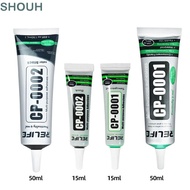 SHOUH Repair Border Glue, CP-0001 CP-0002 50ML 15ML Universal Adhesive, Traceless Transparent Black 