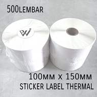 Thermal Label Sticker 100mm x 150mm 500 sheets
