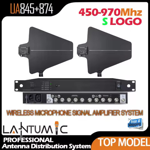 UA845UWB UA874WB UHF 450-970 MHz Antenna Distribution System 10 Channels RF Signal Booster Direction