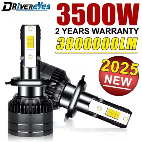 4300K 6000K 8000K H7 LED Headlight Canbus 3800000LM 3500W H11 H1 9005 HB3 H8 H9 9006 HB4 9012 HIR2 5
