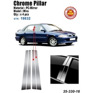 Proton Wira Chrome Pillar 4pcs