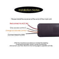 Universal Car Steering Wheel Remote Control Button Multi-Function Wireless Bluetooth Control for 2DI