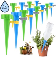 12PCS Automatic Drip Irrigation System Automatic Watering Tip for Indoor Plants and Flowers for Home