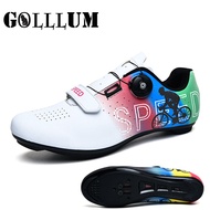 Men Road Bike Lock Shoes Breathable BOA Professional Bicycle Cycling Sneakers Triathlon Colorful Racing ShoesPlus Size 37-46