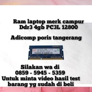 MEMORY LAPTOP DDR3 1GB/ 2GB/ 4GB PC 10600 RAM LAPTOP DDR3 1GB/ 2GB/ 4GB PC12800 MEMORI LAPTOP DDR3 1GB/ 2GB/ 4GB PC3L12800