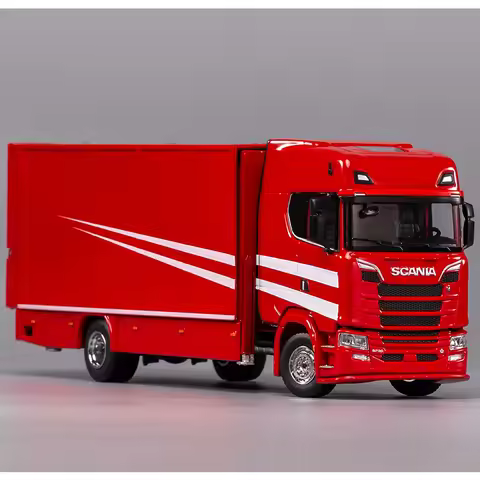GCD 1:64 Scania S730 Superme Alloy Heavy Head Flying Wing Transport Truck Car Model Ornament