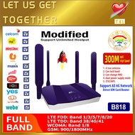 【modified】New B818 4G lte cpe Router with LAN Port 150Mbps CPE 4G LTE Wifi Router Portable Modem Gateway SIM Card Slot
