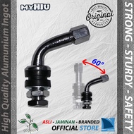 60 Degree Stainless Steel Bent Tubeless Tire Valve - 60 Degree Motorcycle Tire Valve KC