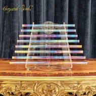 Crystal Soul C5-C6 8 Notes Aurora Crystal Harp with Bag and Stand 432hz Customizable for Meditation 
