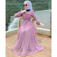MARBELA DRESS Baju Gamis Terbaru 2021 Gamis Wanita Muslim Wanita