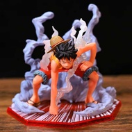 PVC 12cm One Pieces Luffy Gear 2 Figure for Collection Decoration Model Toys