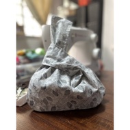 reversible Japanese knot bag, cotton sewn locally. good as lunch bag or as a gift