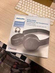 Philips 飛利浦 TAH1205BK/00 藍牙無線耳罩式耳機(平折收納/藍牙5.1/內置麥克風)