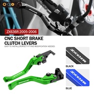CNC Motorcycle Short Brake Clutch Levers Accessories Parts For Kawasaki ZX636R ZX-636R 2000 2001 200