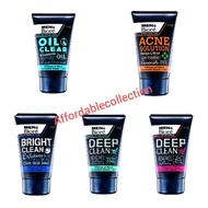 Men's Biore Deep Clean Double Scrub Facial Wash / Pencuci Muka