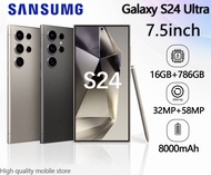 【ของแท้100%】โทรศัพท์มือถือ Sumsung Galaxy S24 Ultra มือถือ 5G 7.5HD+รองรับ2ซิม 16GB+1TB 48+72MP 5G โทรศัพท์ Smartphone โทรศัพท์ถูกๆ Android 13.0 Mobile phone โทรศัพท์ถูกๆ รองรับทุกซิมการ์ดในไทย รับประกัน1ปี โทรศัพท์มือถือโทรศัพท์เล่นเกม มือถือ Galaxy S23